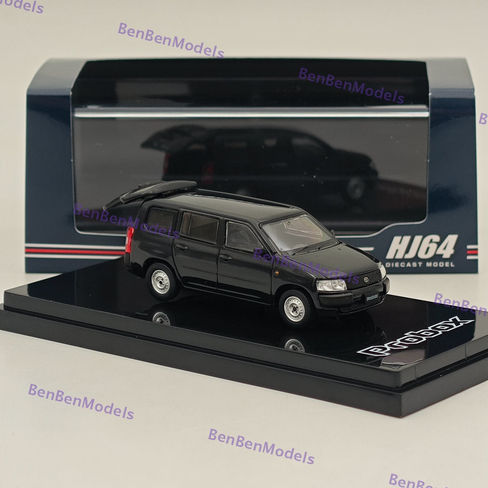 1/64 Hobby Japan Toyota PROBOX GL Black HJ644062BK Diecast Models Car Collection
