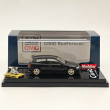 Hobby Japan 1:64 Honda CIVIC (EG6) Sir-S With Engine Display Model Granada Black(P) HJ641017SBK Diecast Models Car Collection In Stock - US