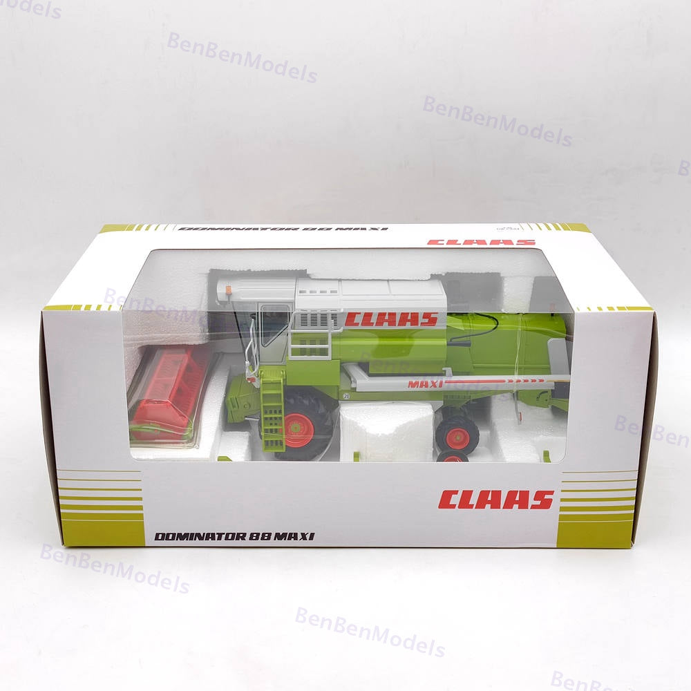 Replicas 1/32 CLAAS 88 MAXI DOMINATOR COMBINE HARVESTER & HEADER TRAILER REP170