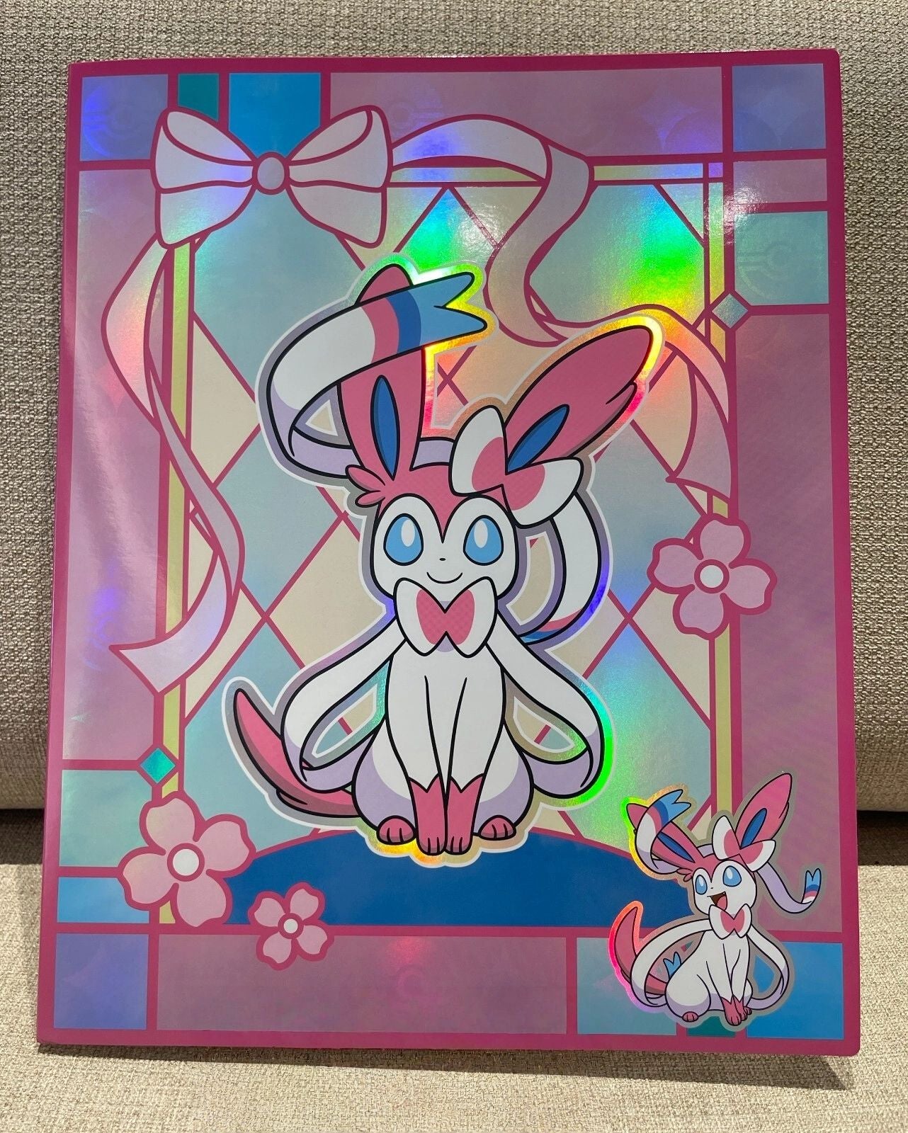 Pokemon Chinese Gem Pack Vol 2 Binder Eevee Umbreon Leafeon Sylveon Glittering