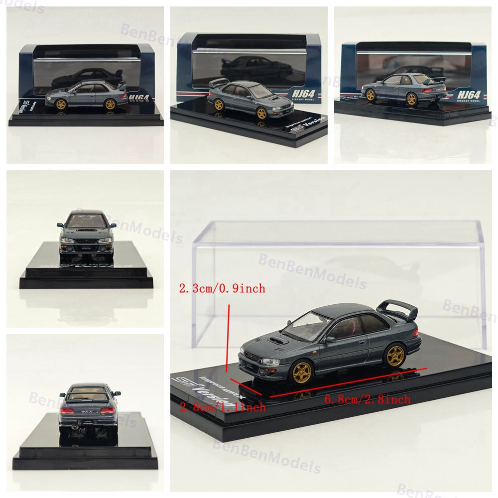 SUBARU Impreza PURE SPORTS COUPE WRX type R STi Version (GC8) V Hobby Japan 1/64