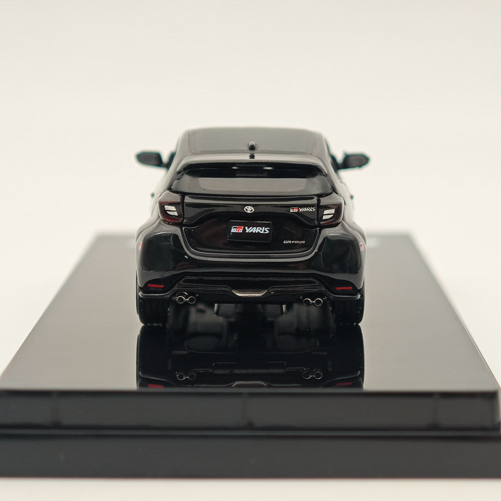 Hobby Japan 1:64 Toyota GR-Four YARIS RZ High performance GR Parts Precious Black Pearl HJ642024GBK Diecast Models Car Collection
