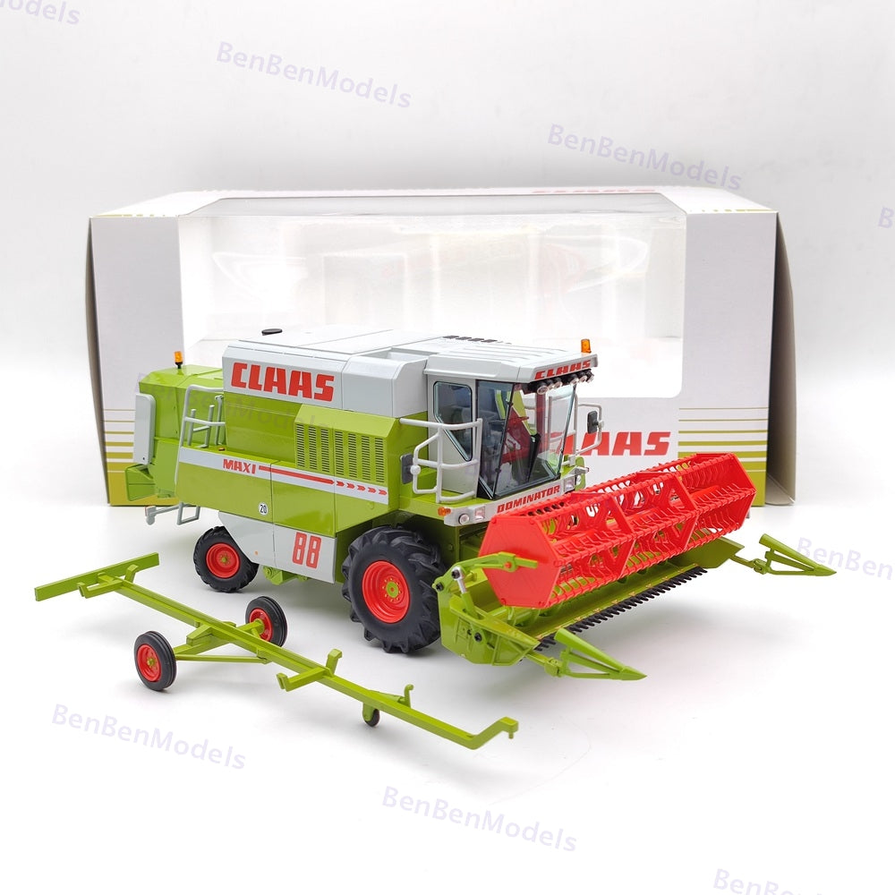 Replicas 1/32 CLAAS 88 MAXI DOMINATOR COMBINE HARVESTER & HEADER TRAILER REP170