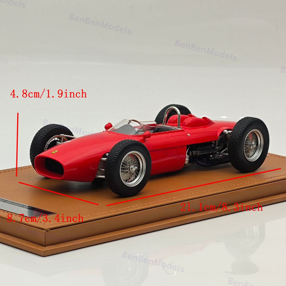 Tecno 1/18 Ferrari 156 F1 1962 German GP Driver Lorenzo Bandini #4 TM18-308B