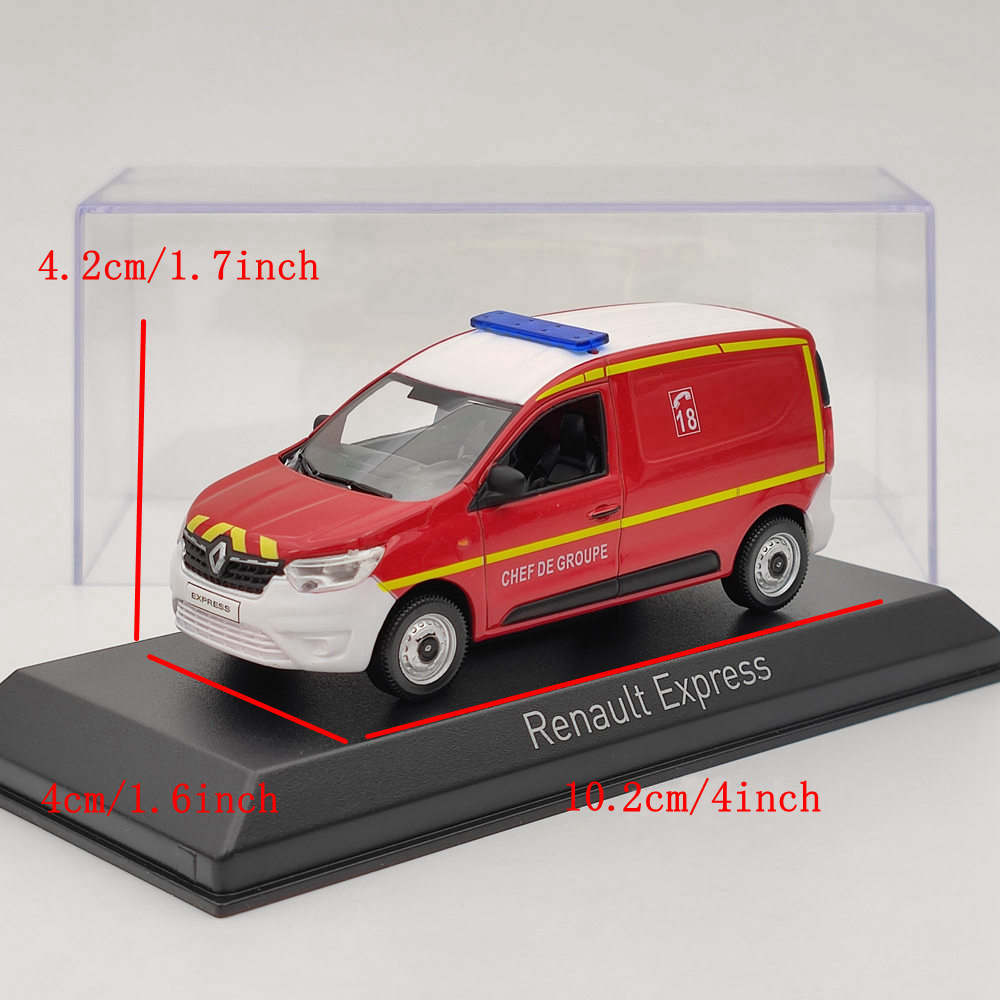 1/43 Norev Renault Express Pompier Chef de Groupe 2021 modèles moulés sous pression voiture cadeau