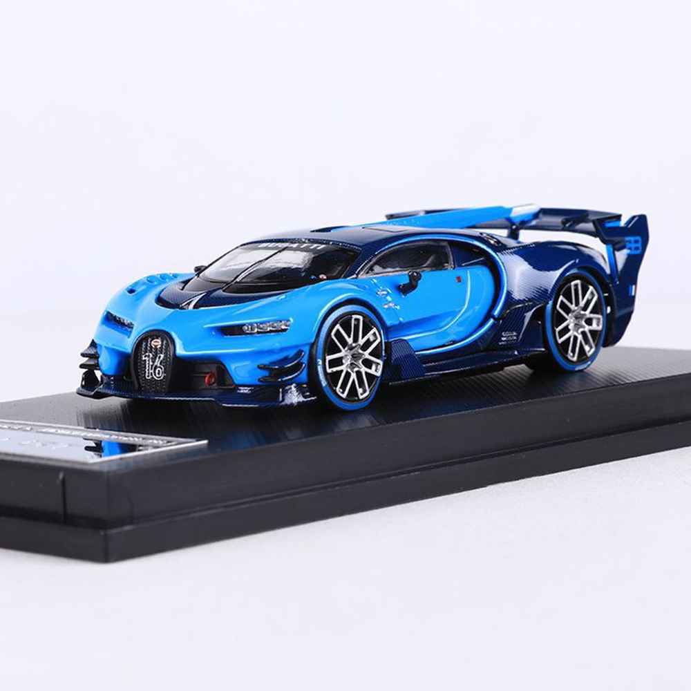 Bugatti VisonGT miniature moulée sous pression à l'échelle 1/64, jouet, modèle de voiture, collection, cadeaux, édition limitée