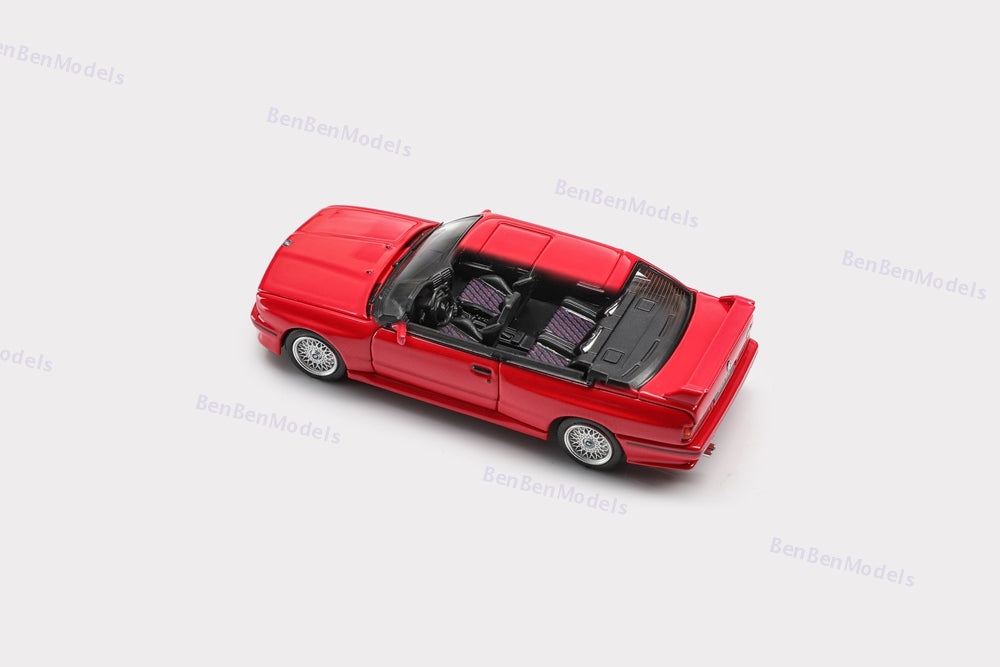 Mortal 1:64 BMW E30 M3 Sport Evolution Alloy Openable Hood Diecast Toys Car Models Hobby Collection Gifts