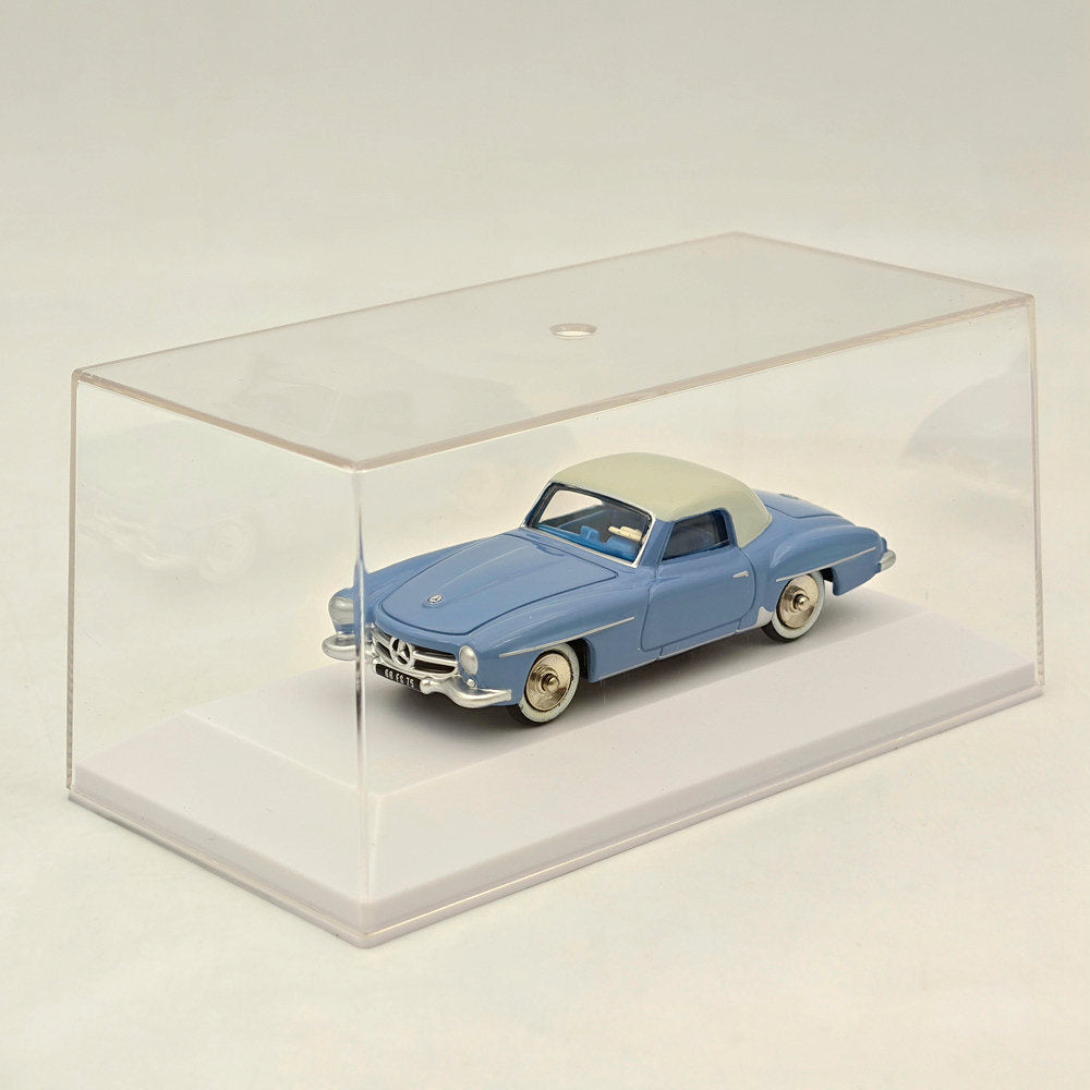 Boîtes en acrylique de 15,3 cm 6 pouces, présentoir de rangement transparent anti-poussière pour modèles de voitures et jouets à l'échelle 1:72, 1:43