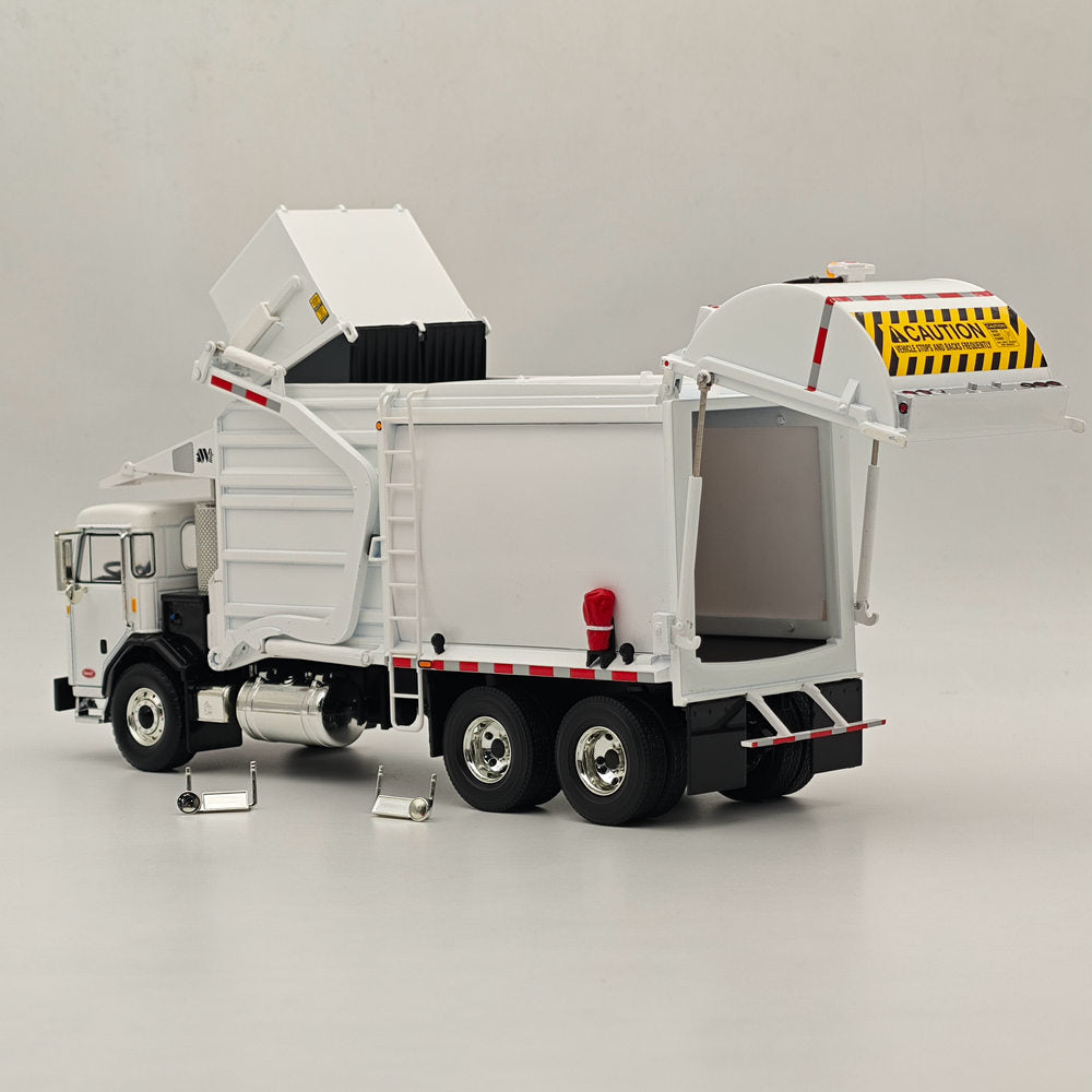 FIRST GEAR 1/34 PETERBILT MODEL 520 WITH WITTKE FRONT END LOAD REFUSE TRUCK 10-4193 DIECAST METAL REPLICA Collection