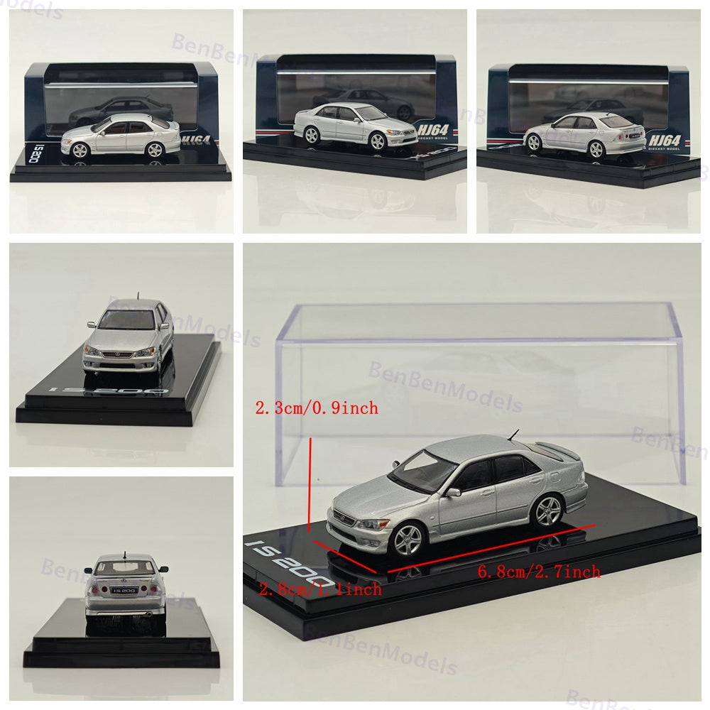 LEXUS IS 200(E10) 1999 Diecast Model Car Limited Collection Hobby Japan 1/64
