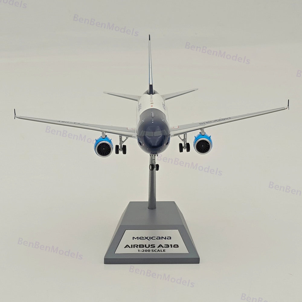 1:200 Mexicana Airbus A318 / XA-UBY / IF318MX1024 / INFLIGHT 200 / WITH STAND