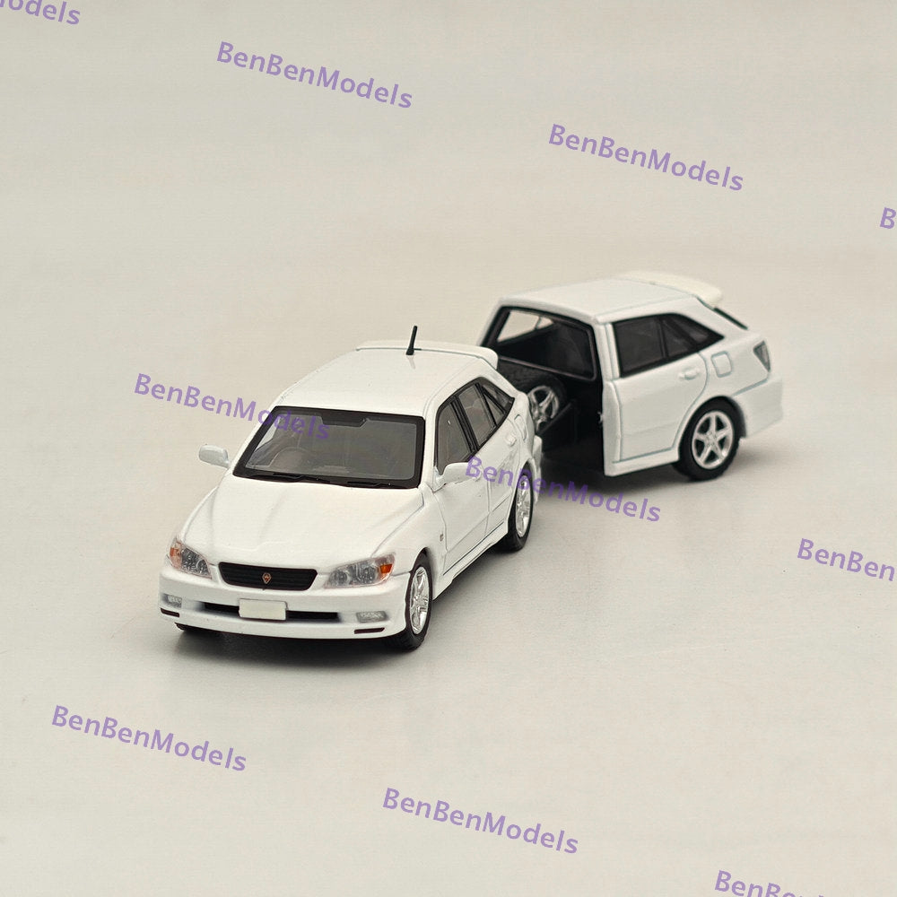 Mortal Masterpiece 2025 HEC Beijing Auto Model Expo Official 1:64 Diecast Toyota Altezza Gita Lexus IS200 Comes with trailer