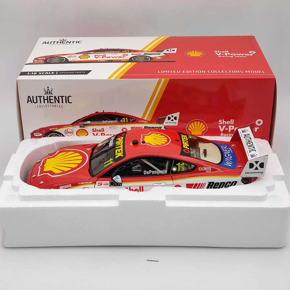 1/18 Authentique SHELL V-POWER RACING #11 FORD MUSTANG GT 2021 ANTON DE PASQUALE'S Toys Car Cadeau