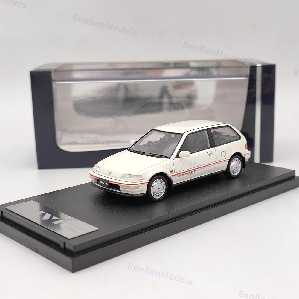 Mark43 1:43 CIVIC VTEC EF9 SiR II White PM4396W Resin Model Car Limited Edition