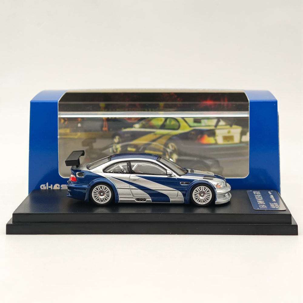 1/64 Ghost Player BMW M3 E46 GTR by DCM Diecast Model Car Limited Collection