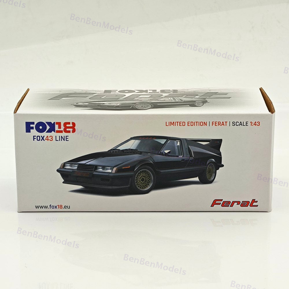 1:43 FOX18 Supersport typ 724 Ferat Movie version #28 1981 Limited Edition