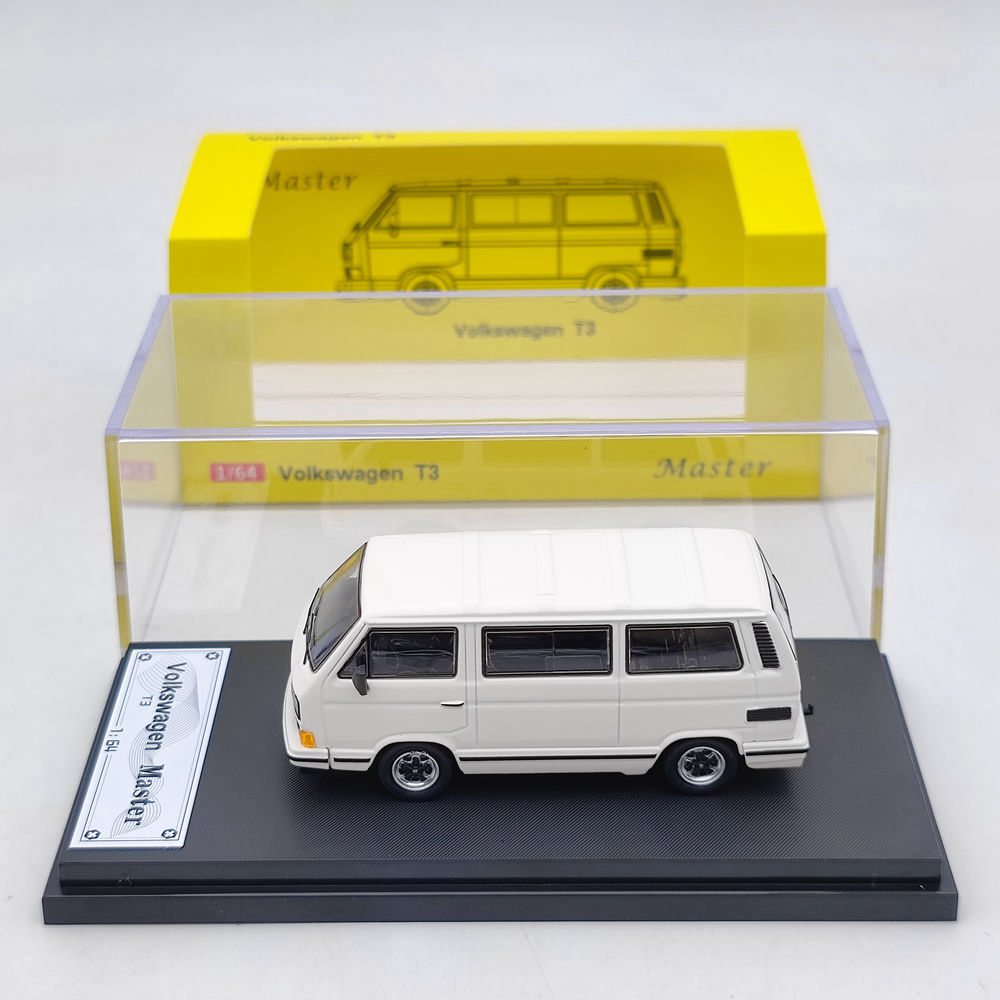 Master 1:64 Porsche B32 Joint name VW T3 Multivan 1985 Van Diecast Toys Car Models Miniature Vehicle Hobby Exquisite Gifts