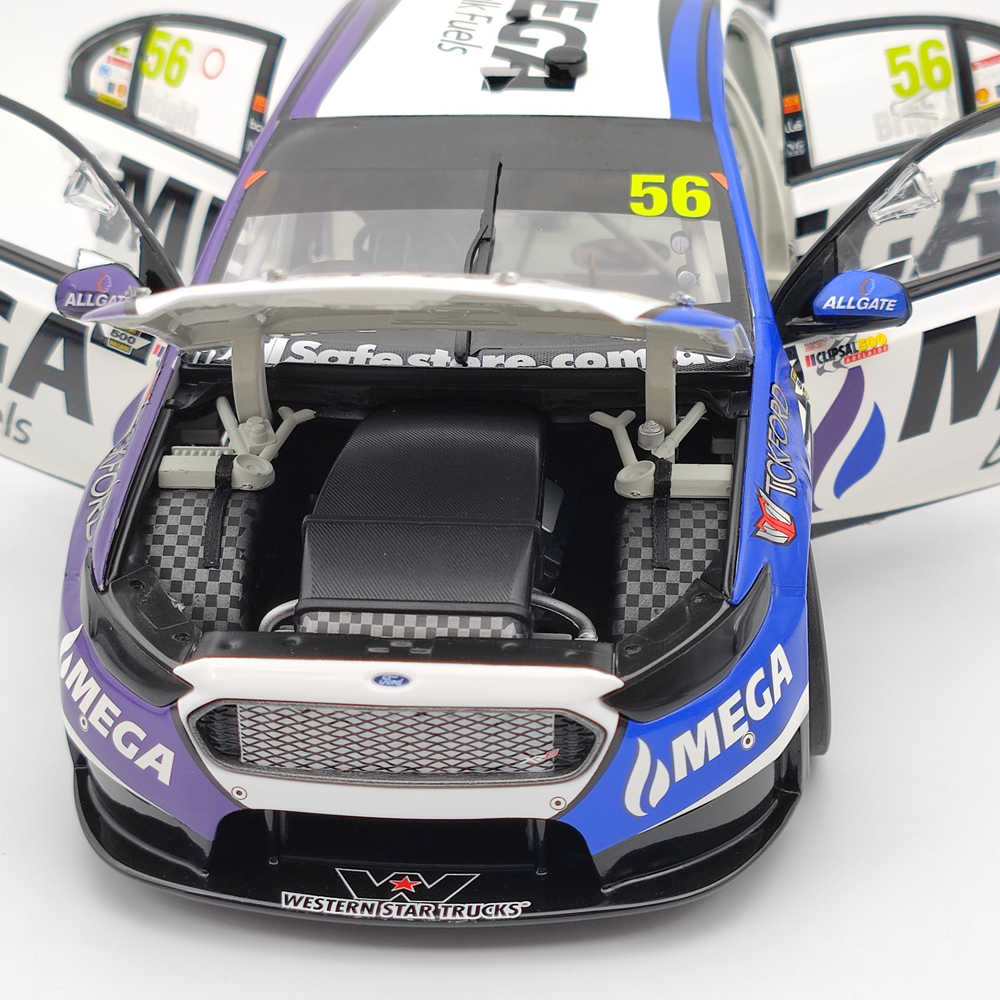 Authentique 1/18 TICKFORD RACING JASON BRIGHT #56 FORD FGX FALCON 2017 CLIPSAL 500 JOUETS VOITURE CADEAU