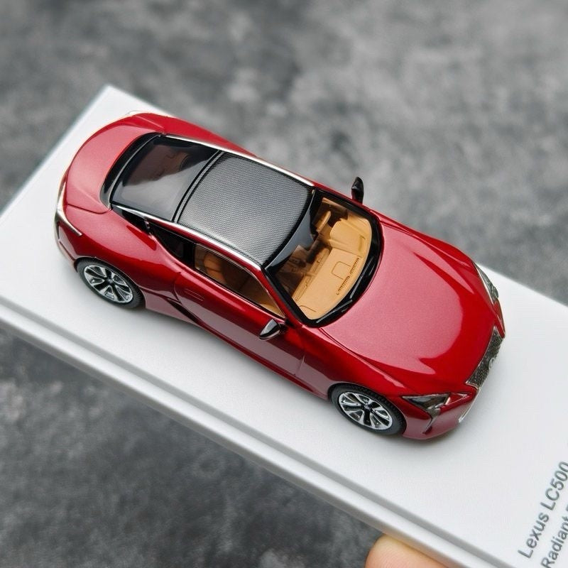 AR BOX 1:64 Lexus LC500 2018 Diecast Collectible Toys Car Model Gifts Miniature