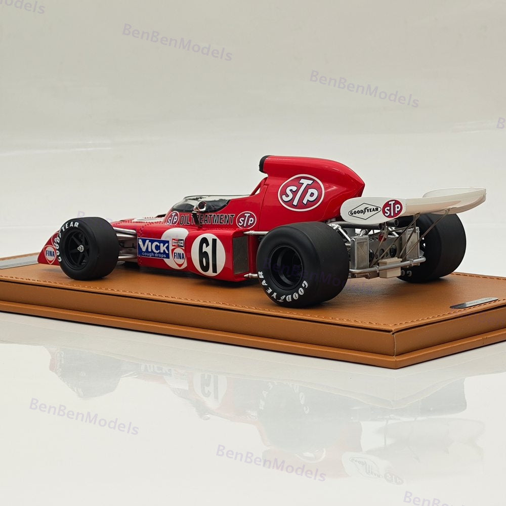 Tecno 1/18 March 721X 1972 Race Of Champions Ronnie Peterson #61 TM18-288C