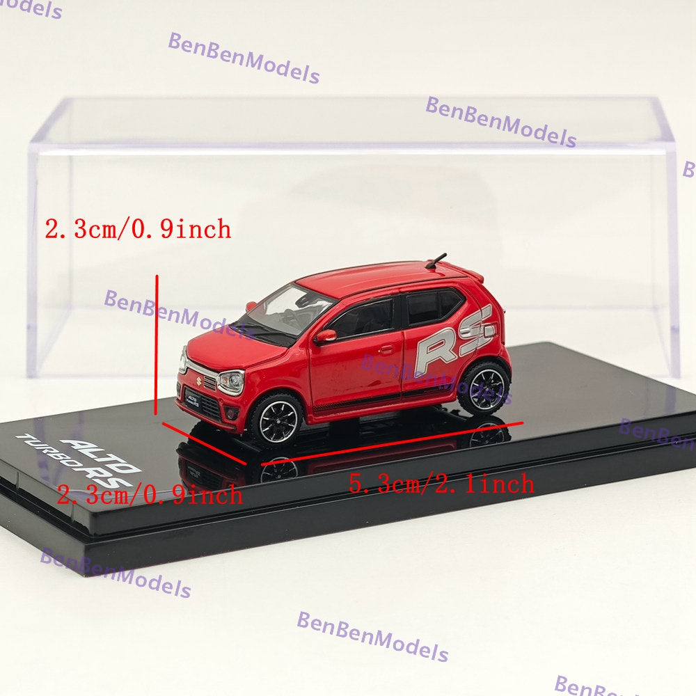 1/64 Suzuki Alto Works Turbo RS (HA36S) RS Decal Tune Modèle moulé sous pression Hobby Japon