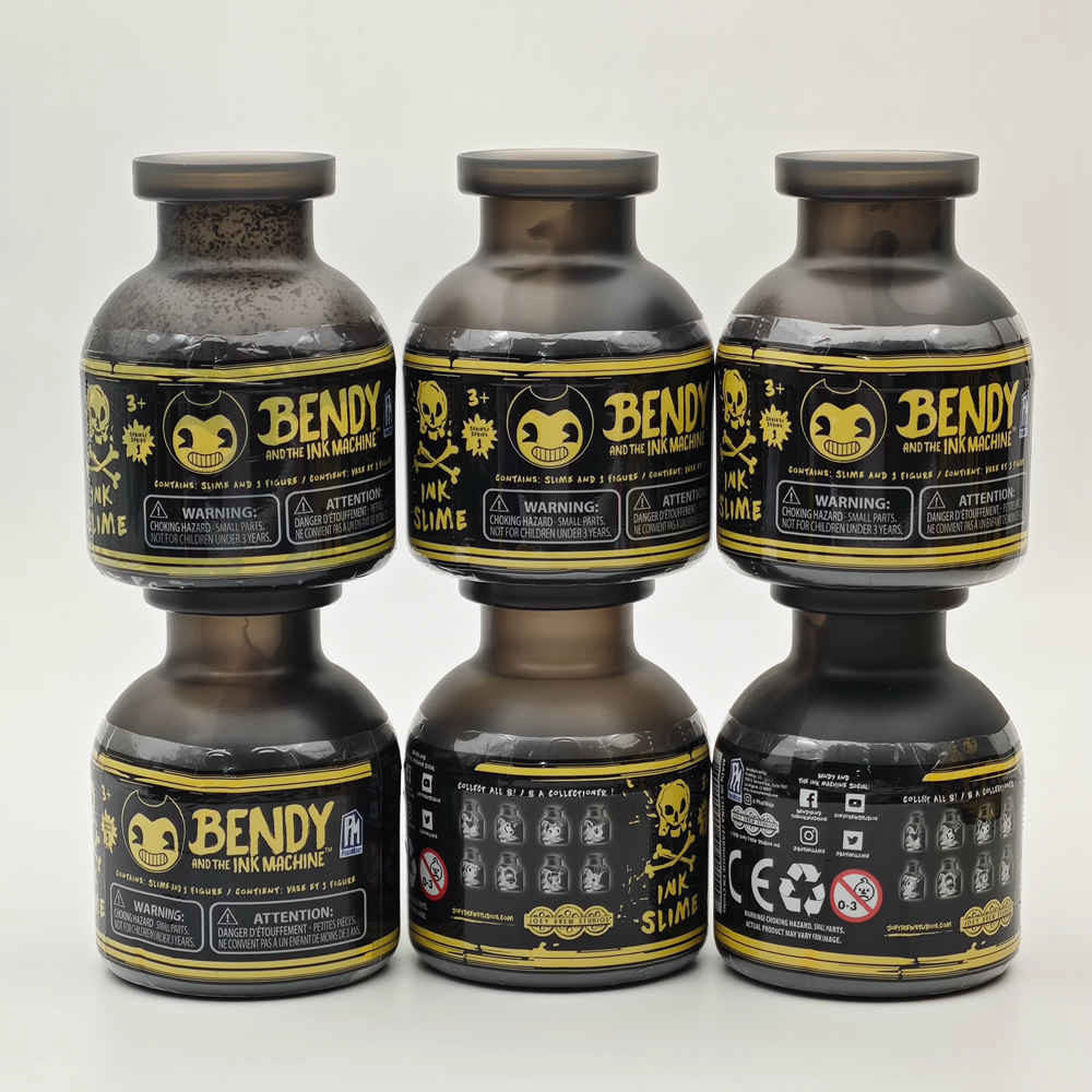 Bocal aveugle assorti de Bendy et de la machine à encre avec tête de figurine mystérieuse