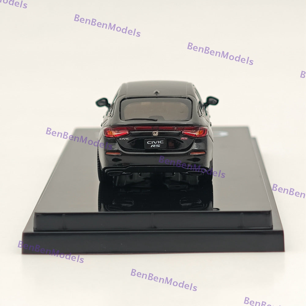 1/64 Hobby Japan CIVIC RS Crystal Black Pearl Diecast Model Car HJ642046ABK