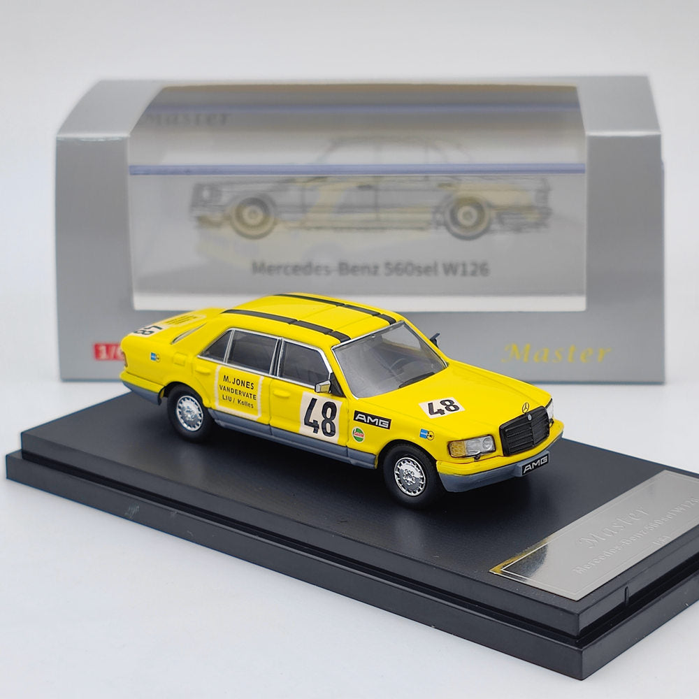 Master 1:64 Mercedes-Benz S560sel W126 6th Diecast Toys Car Models Collection Gifts Limited Edition