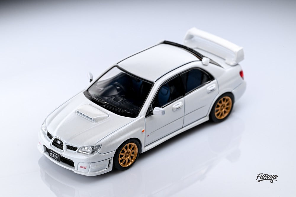 Furuya 1:64 SUBRARU Impreza WRX STi GD/GG 9e Collection de voitures miniatures moulées sous pression Cadeaux de loisirs