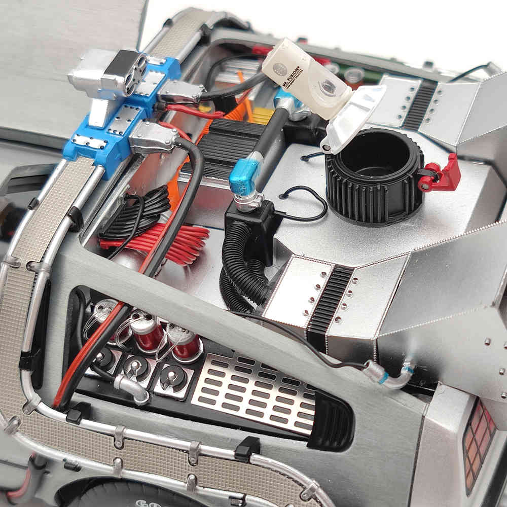 Hot Wheels 1/18 Elite Retour vers le futur Time Machine BCJ97 Modèle de voiture moulé sous pression Collection Auto Cadeau