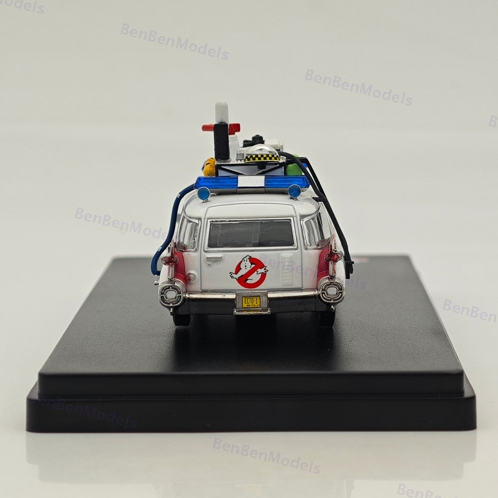 1/64 YS Cadillac Ghostbusters Ecto-1 Diecast Model Minicar White Limited