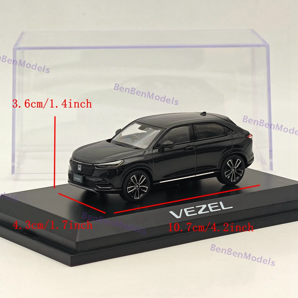 Hobby Japan 1/43 VEZEL Crystal Black Pearl HJ431002BK Diecast Model Car Limited