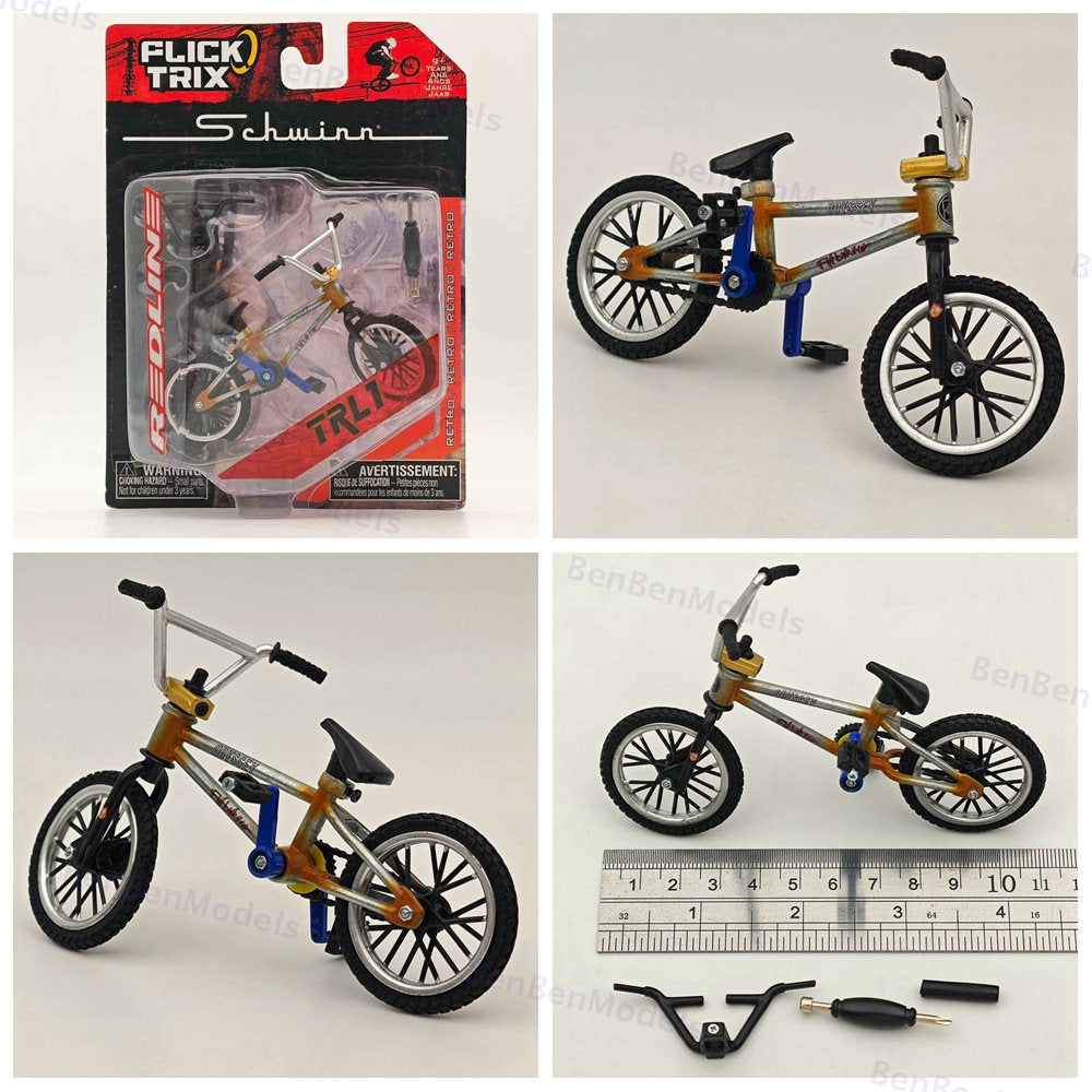 FLICK TRIX Finger Bike BMX PREMIUM DeathTrap Bicycle Miniature Toys Diecast Gift