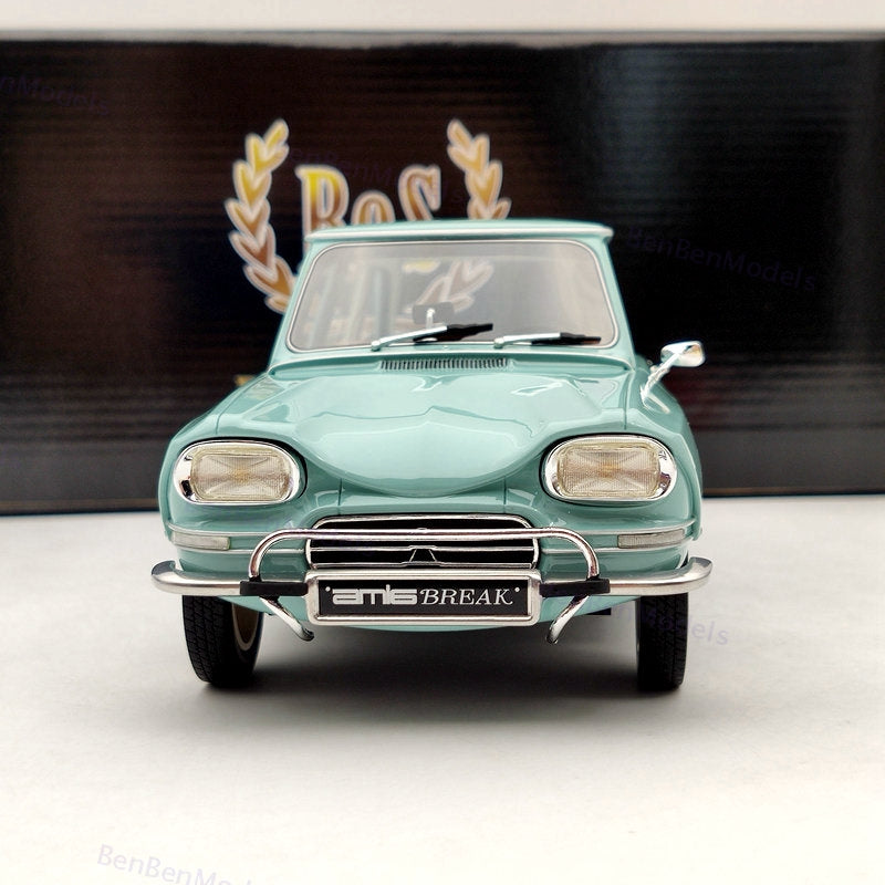 BOS 1/18 Citroen Ami 6 Break 1967 BOS390 Blue Limited Edition Collection Models