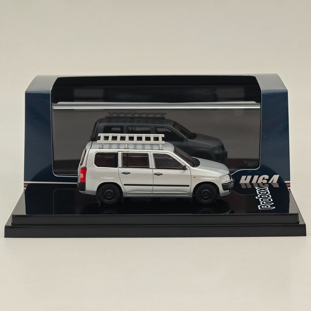 1/64 Hobby Japan Toyota PROBOX Customized ver. w/ROOF CARRIER Silver HJ642062S