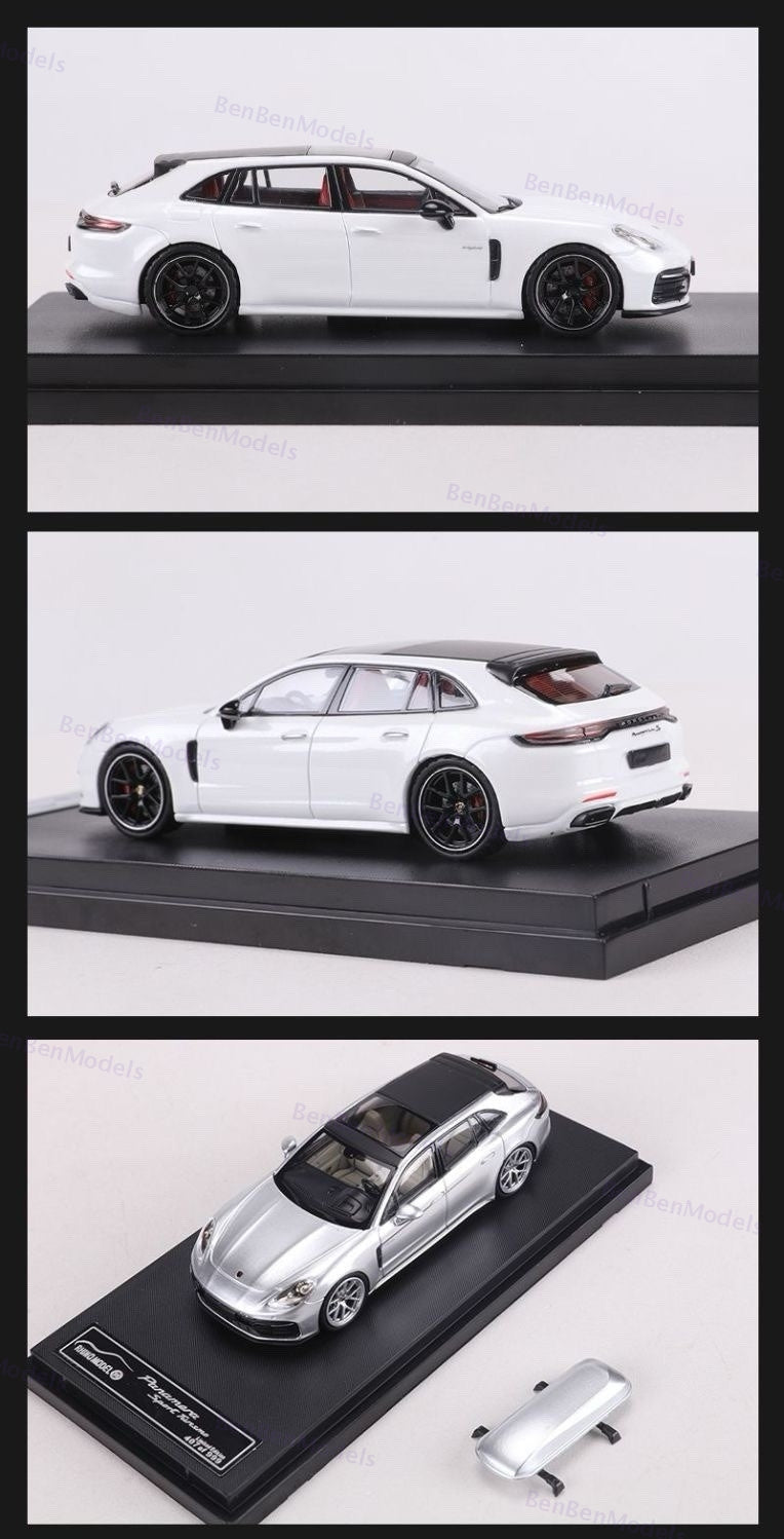 Rhino Model RM 1:64 Porsche Panamera Sport Turismo Diecast Car Model Collectible Gifts