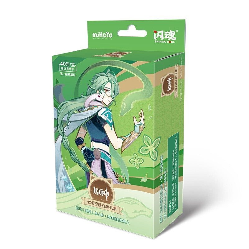 SHININGSOUL GENSHIN IMPACT Official TCG Booster Box Anime Game Card