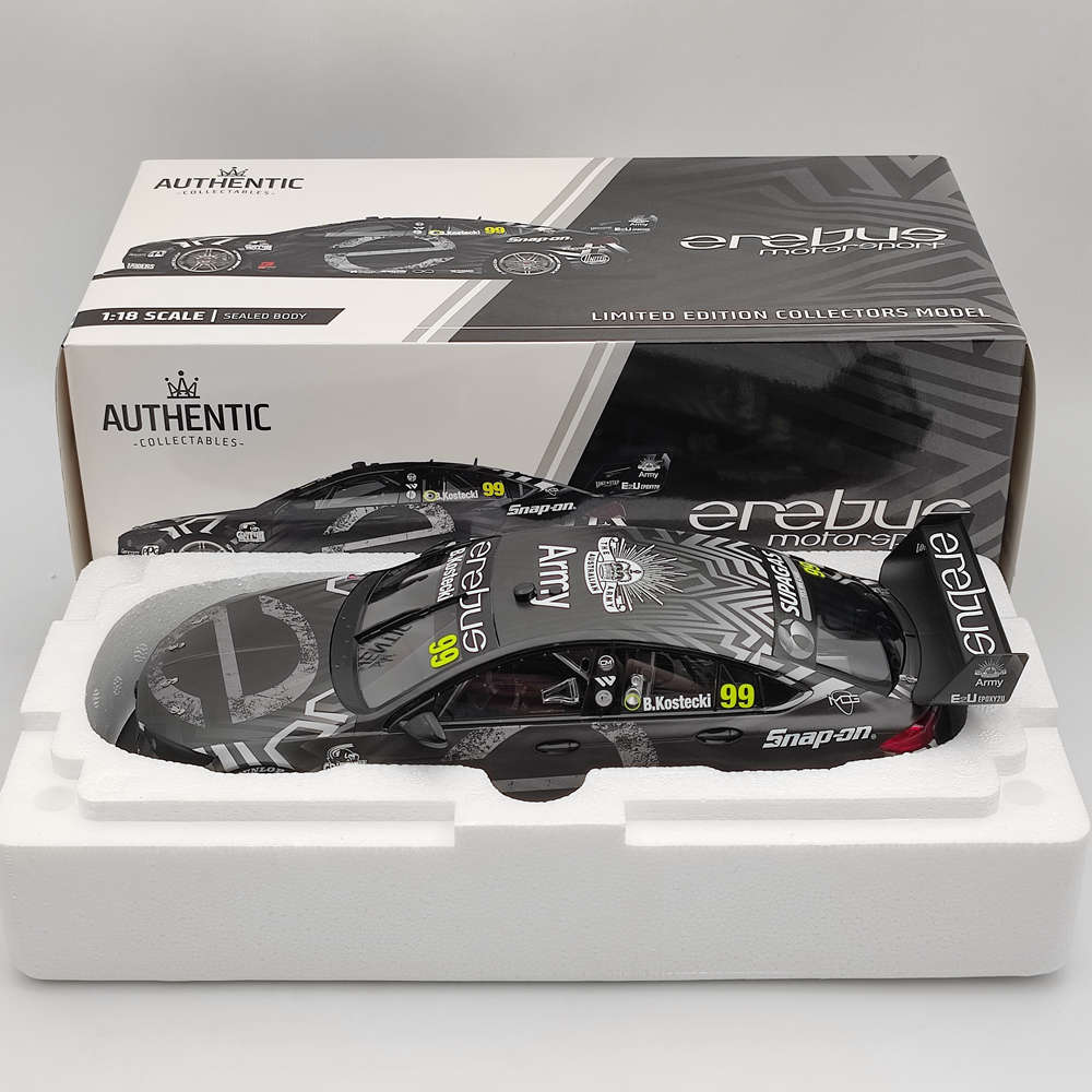 1/18 Authentic Erebus Motorsport #99 ZB Commodore 2021 BRODIE KOSTECKI'S #ACR18H21D Resin Models Car Limited Collection