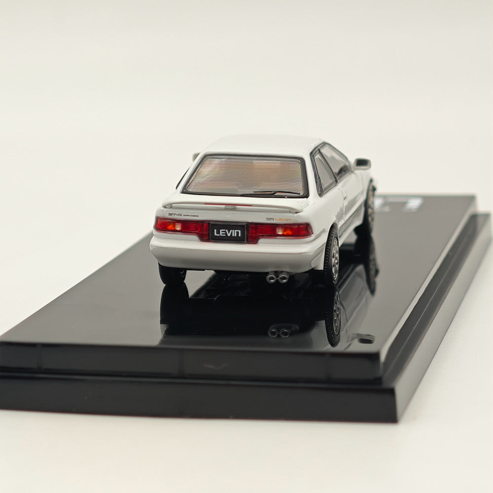 Hobby Japan 1/64 Toyota COROLLA LEVIN GT-Z AE92 Super White II HJ643059ZW Modèle de voiture moulé sous pression Collection limitée