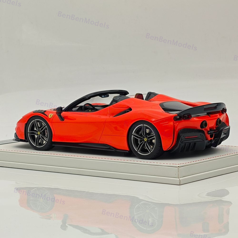 CE 1/18 Ferrari SF90 Spider Supercar Car Resin Diecast Model Limited Collection