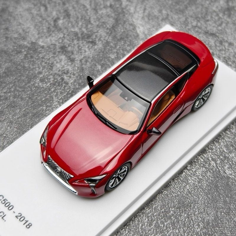 AR BOX 1:64 Lexus LC500 2018 Diecast Collectible Toys Car Model Gifts Miniature