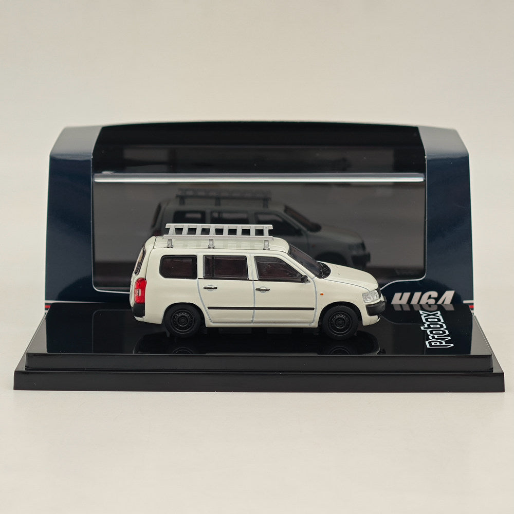 1/64 Hobby Japan Toyota PROBOX Customized ver. with ROOF CARRIER White HJ642062W