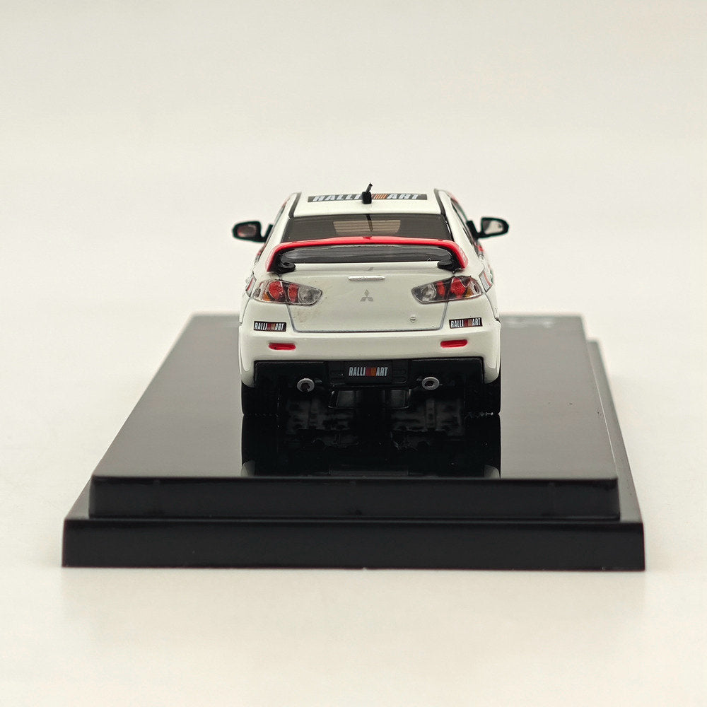 Mitsubishi Lancer Evolution X Ralliart, échelle 1/64, couleur blanche, HJ644053RA