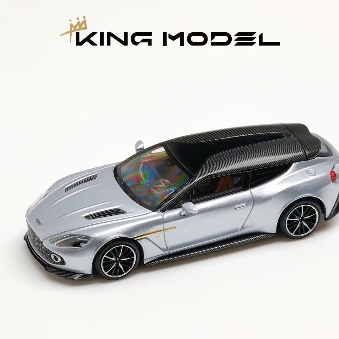 KING MODEL 1:64 Aston Martin Vanquish Zagato Shooting Brake Diecast Toys Car Model Gifts