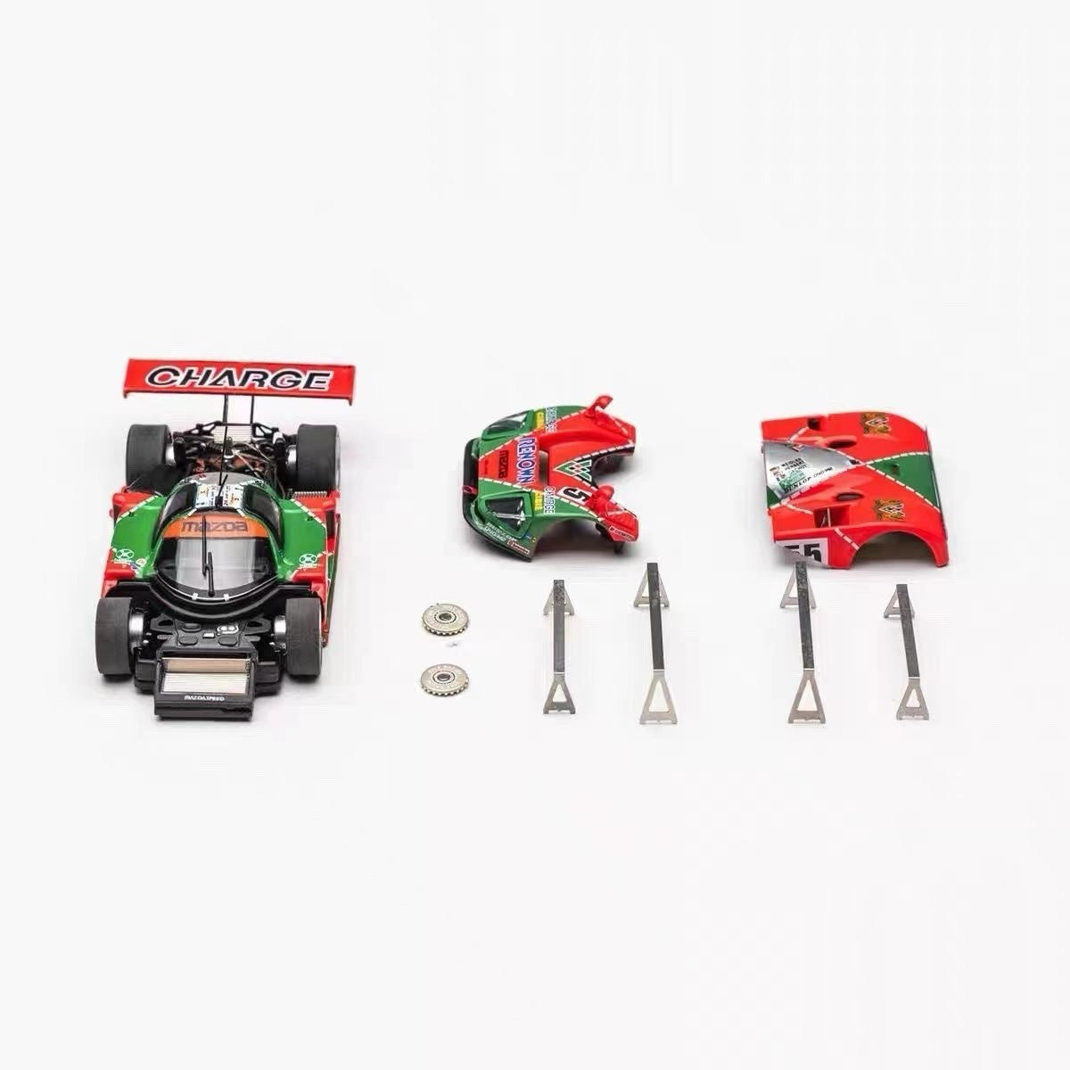 MH 1:64 Mazda 787B Le Mans Winner Diecast Model Front/Rear Removable Collectible