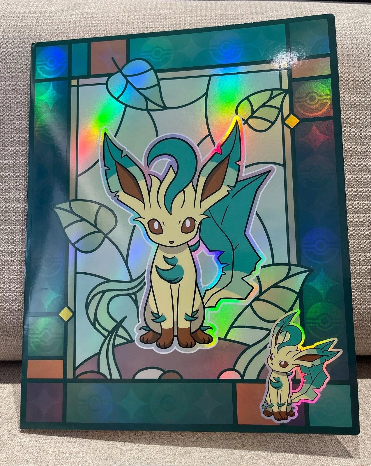 Pokemon Chinese Gem Pack Vol 2 Binder Eevee Umbreon Leafeon Sylveon Glittering