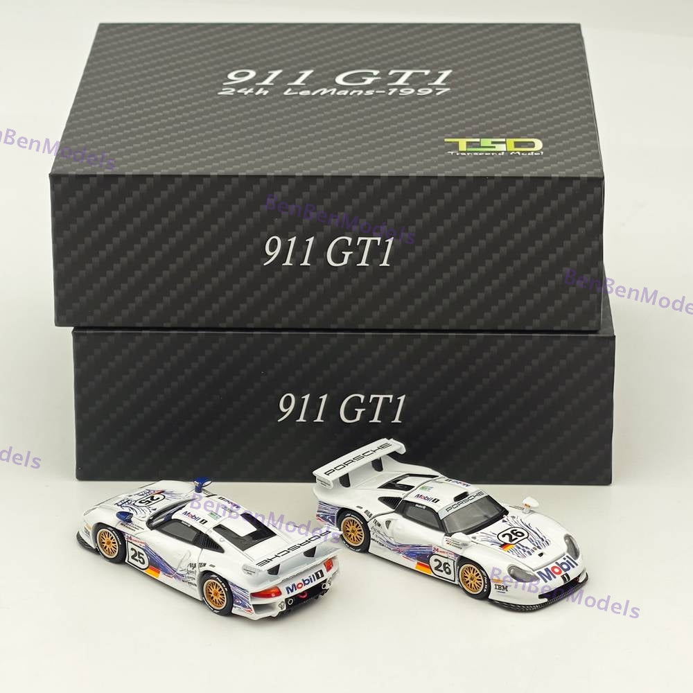 TSD 1:64 Porsche 911 GT1 24h LeMans 1997 Openable - Hood Diecast