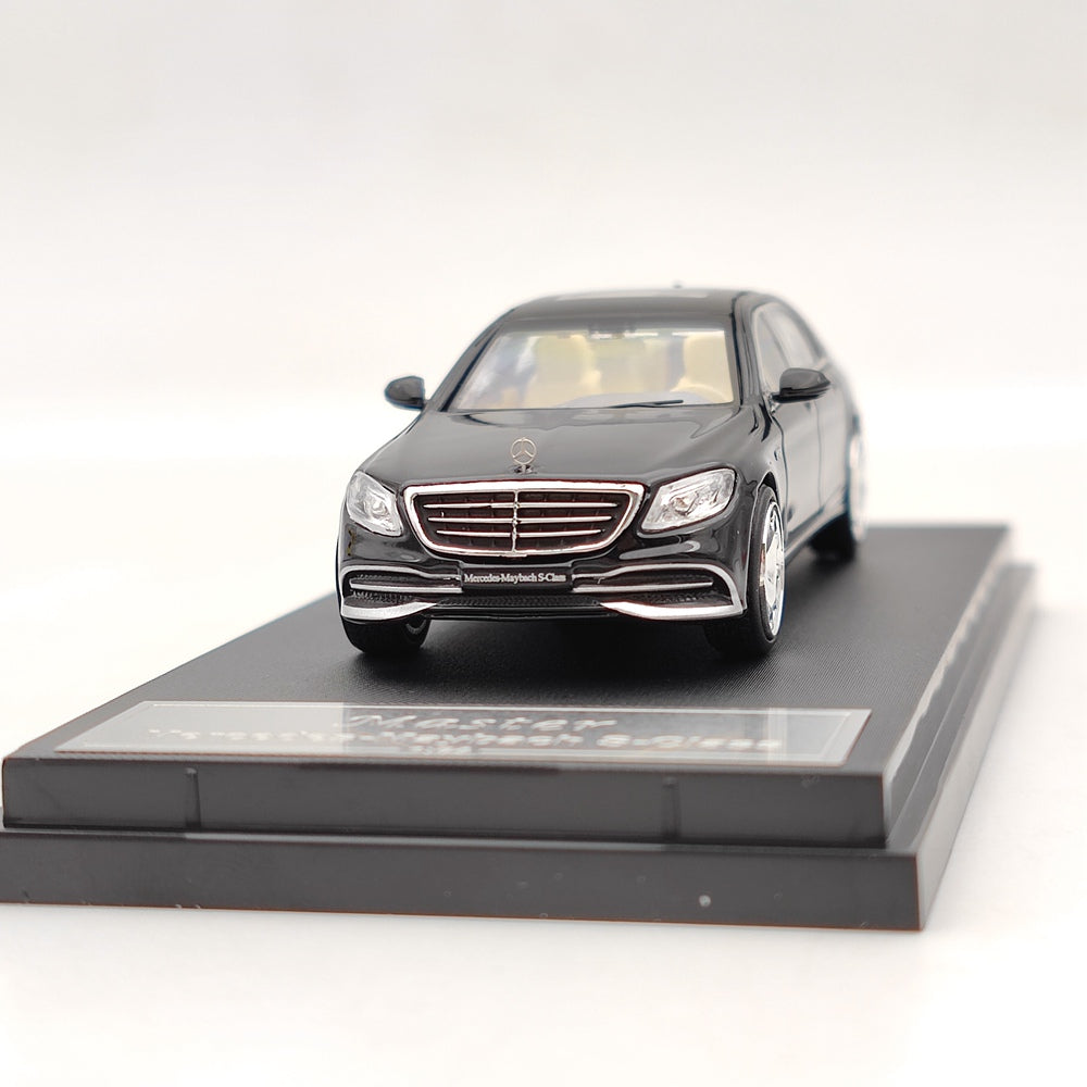Modèle réduit de voiture moulé sous pression Mercedes Benz Maybach S680 Master 1:64, jouet de collection, cadeau automobile, noir