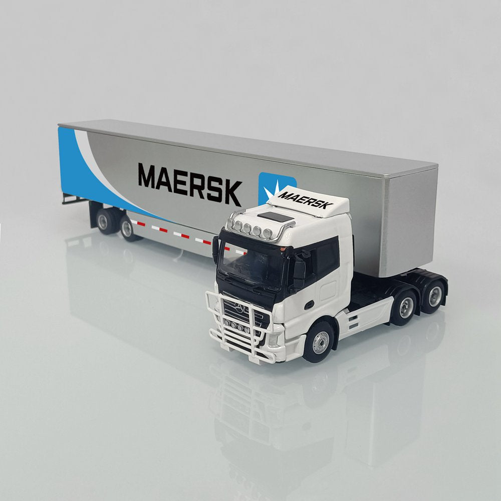 MJ 1:64 Sany Tracteur Camion Yingjie Édition Conteneur Moulé Sous Pression En Alliage Modèle De Voiture Collection Cadeaux Édition Limitée