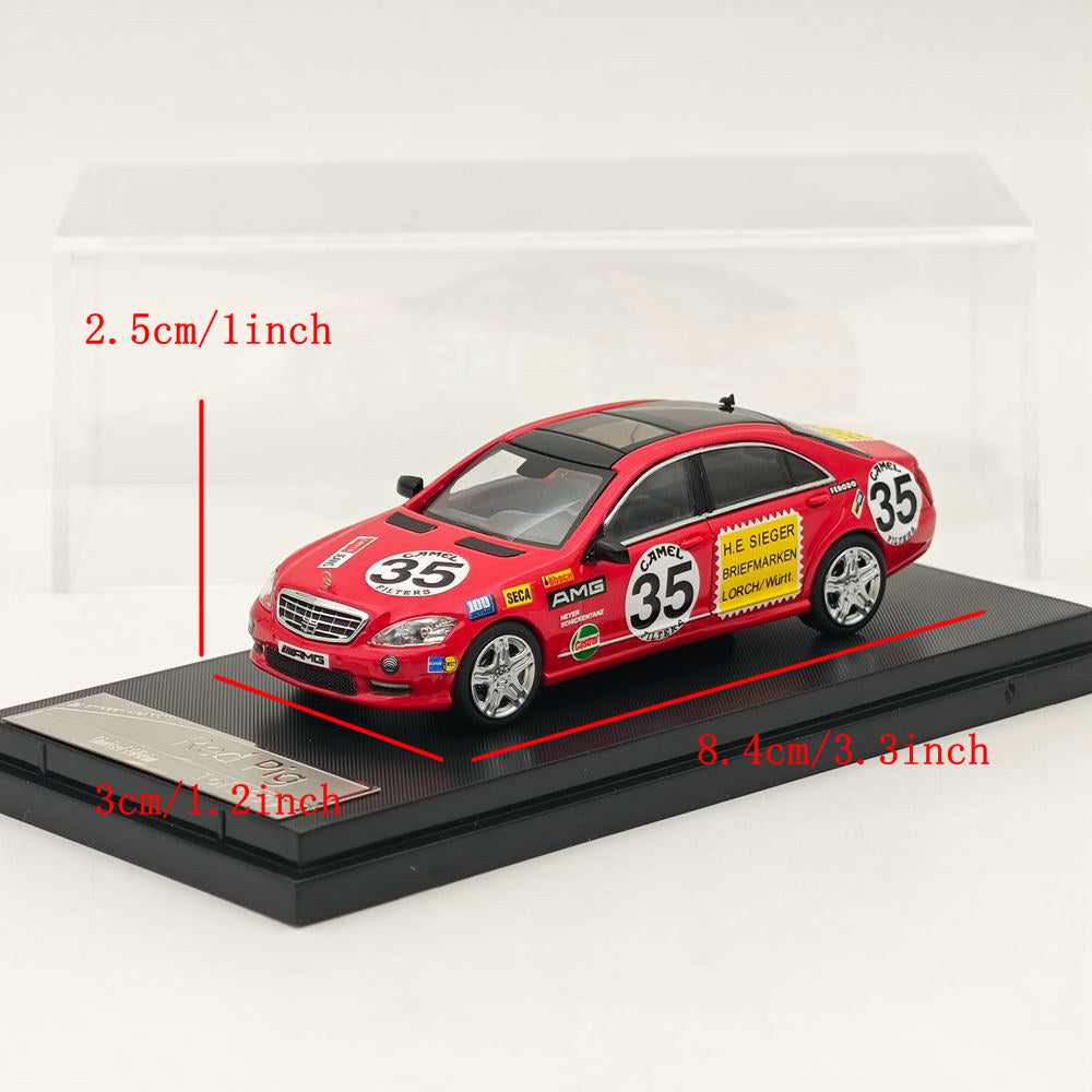 1/64 SW MERCEDES BENZ S-Class S65 W221 Red Pig #35 Diecast Model Car Limited